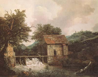 Jacob van Ruisdael Two Watermills and an open Sluice near Singraven (mk08) Spain oil painting art